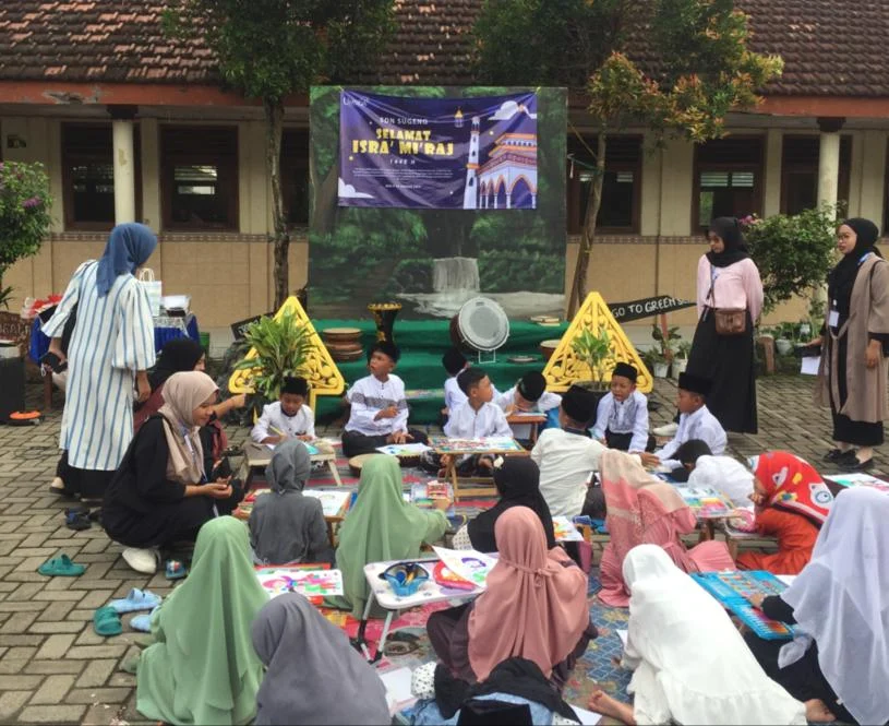 Peringati Isra Mikraj, Mahasiswa KKN-P 34 Umsida Adakan Lomba
