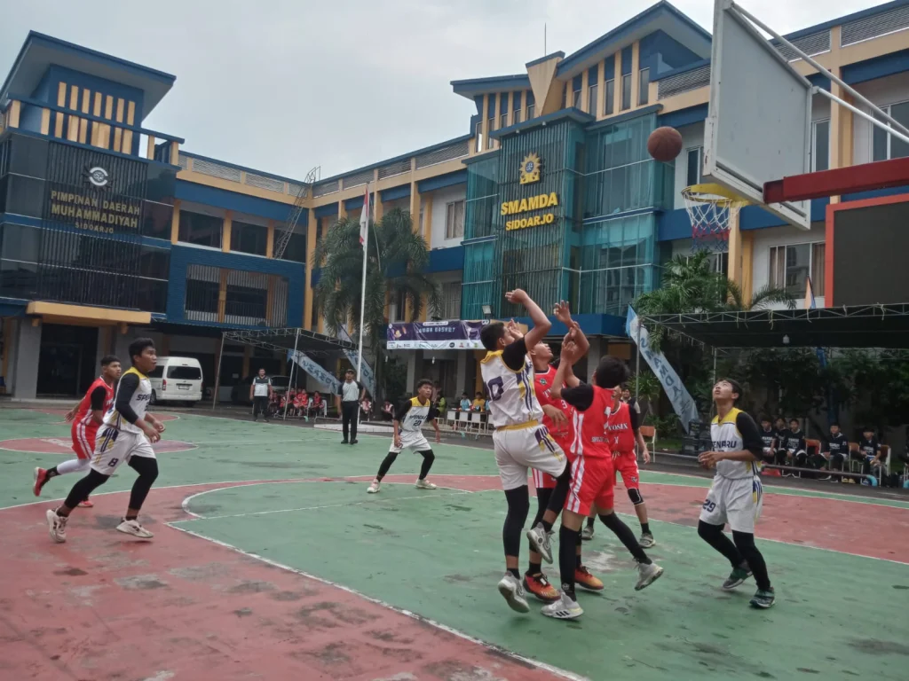 Pertandingan Basket Smamda Fest 2024 Seru
