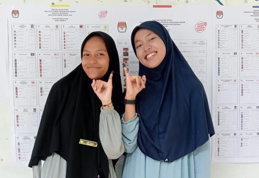 275 Santri Al-Ishlah Nyoblos di TPS Lokasi Khusus