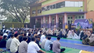 Pengajian di Smamuga Tulangan Ini Meriah dengan Tampilan Seni 