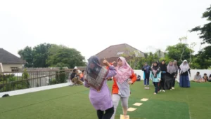 Permainan Seru di Family Gathering Smamsatu