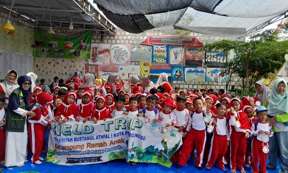 TK Aisyiyah 1 Kota Probolinggo Field Trip Ke Kampung Ramah Anak