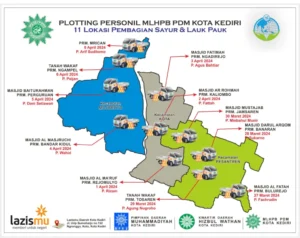 Inilah 11 Titik Kumpul Pembagian Bantuan Pangan MLHPB Kota Kediri