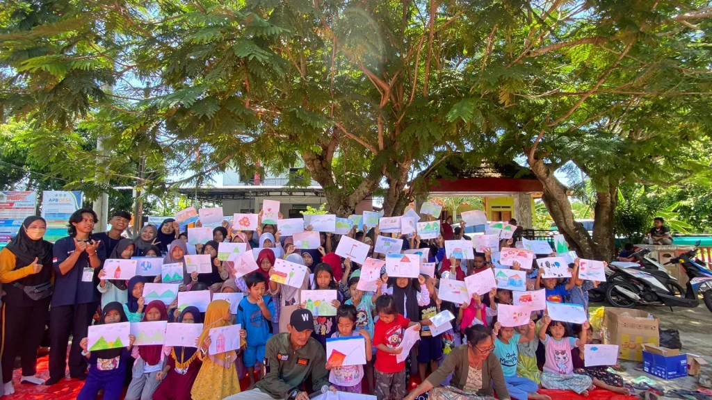 Korban Gempa Bawean Psikosomatis, Relawan MDMC Lakukan Ini di Diponggo