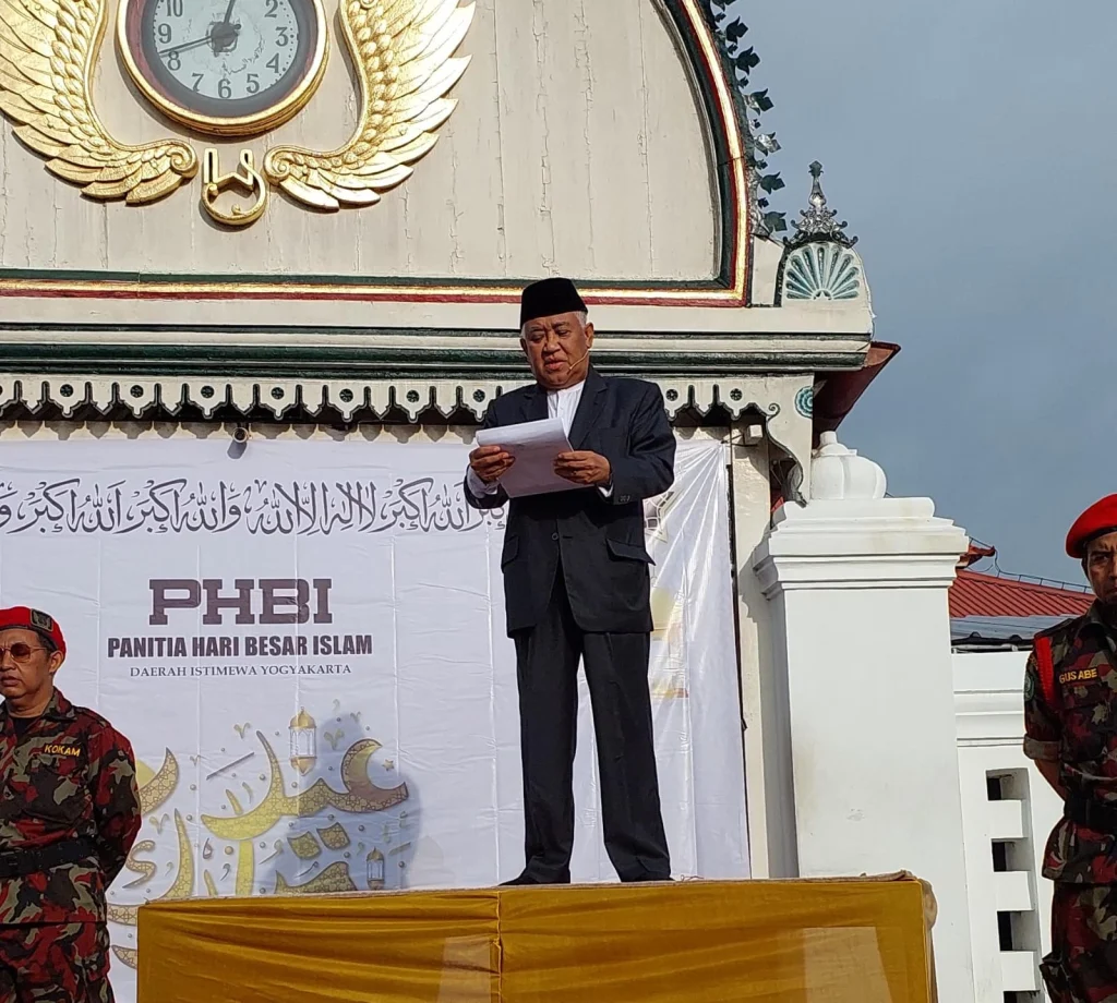 Din Syamsuddin Gaungkan Perubahan saat Khotbah Idul Fitri 1445 di Yogyakarta