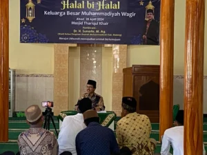 Halalbihalal Keluarga Besar Muhammadiyah Wagir Dihadiri Wakil Ketua PDM