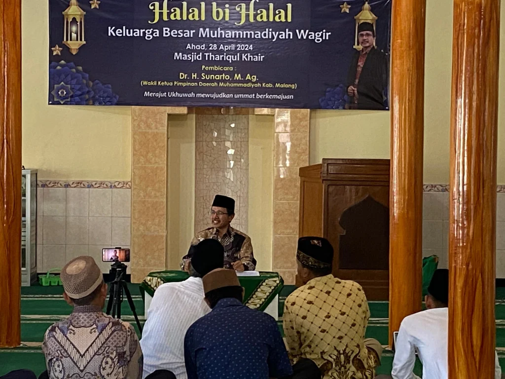 Halalbihalal Keluarga Besar Muhammadiyah Wagir Dihadiri Wakil Ketua PDM
