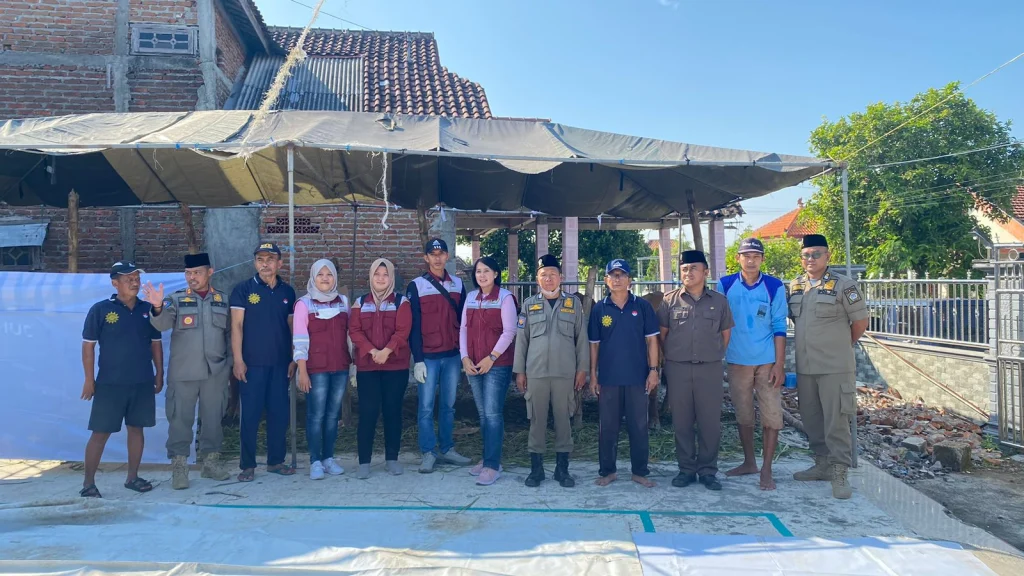 Dinas Peternakan Pantau Penyembelihan Kurban di Masjid Nurul Iman Gresik
