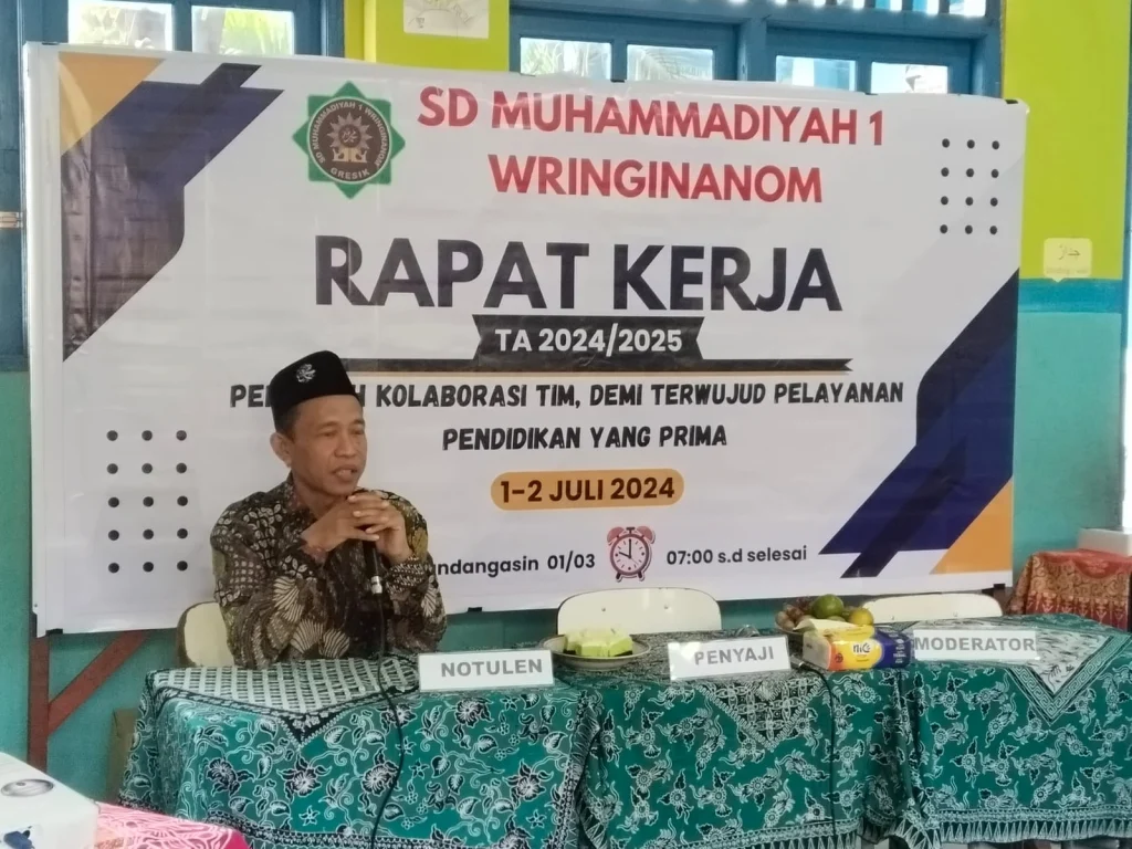 Ini Pesan Ketua PCM Wringinanom di Raker SD Muwri
