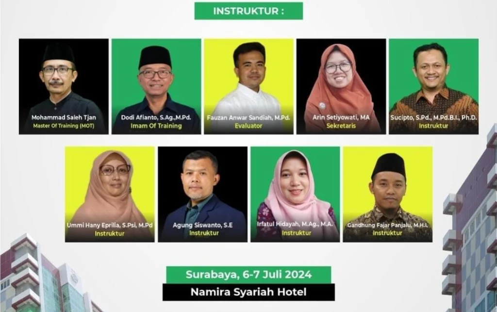 Ini Sederet Instruktur Baitul Arqom Tenaga Kependidkan UM Surabaya 2024