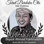 Ahmad Fakhruddin Penyumbang Ikan Berpulang