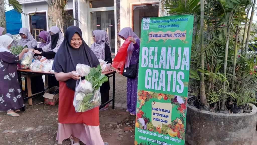 PCA Jabung Adakan Belanja Gratis untuk Masyarakat