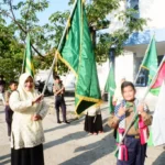 Ibu dan Anak Kompak Suarakan Aksi Bela Palestina