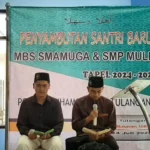 Dua Siswa Hafidz Quran Sambut Orang Tua dan Siswa Baru MBS Smamuga dan SMP Mulia