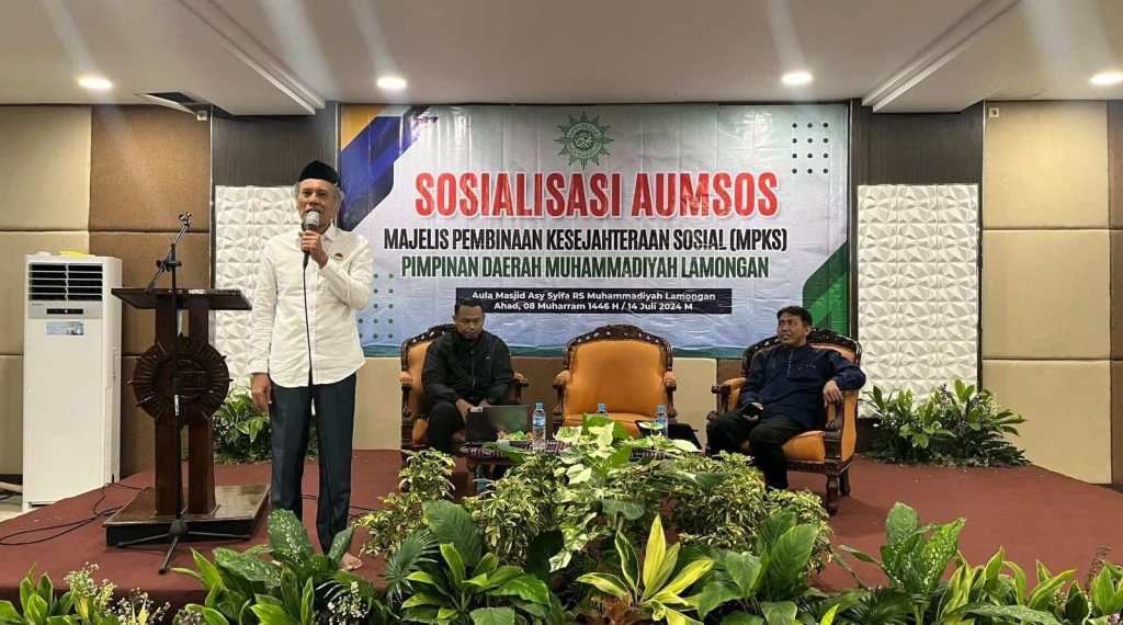 MPKS PDM Lamongan Adakan Sosialisasi AUMSOS, Peserta Antusias Bertanya