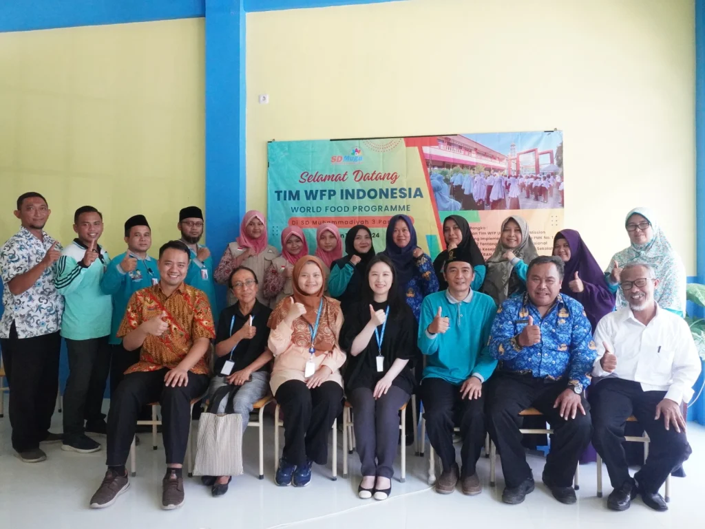 Tim WFP Indonesia Hadir di SD Muga Pandaan