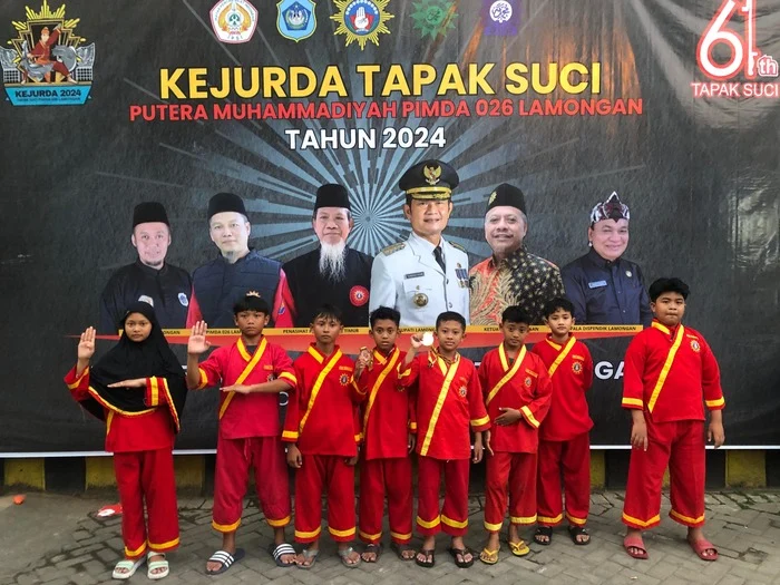 Kejurda Tapak Suci Lamongan, MI Muda Laren Banjir Medali