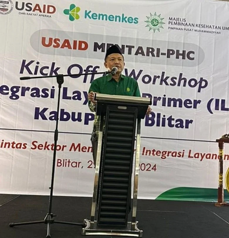 Hadiri Workshop Integrasi Layanan Primer Kabupaten Blitar, Ketua PDM Kabupaten Blitar Sampaikan Ini