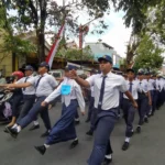 Ikuti Lomba Baris Berbaris, Tanamkan Semangat Nasionalisme