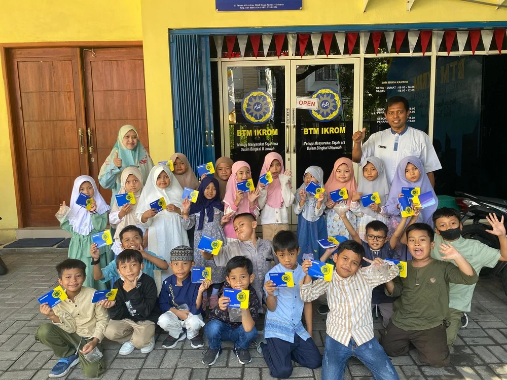 Siswa SD Ikrom Belajar Menabung Sejak Dini