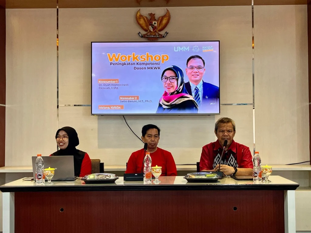 Dukung Peningkatan Kompetensi Dosen, BPP MKWK UMM Gelar Workshop Inovatif