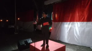 Cucu Veteran Baca Puisi di Malam Renungan HUT Ke-79 RI