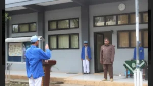 Pembina Upacara HUT Ke-79 RI di SMA Muha dari Veteran?