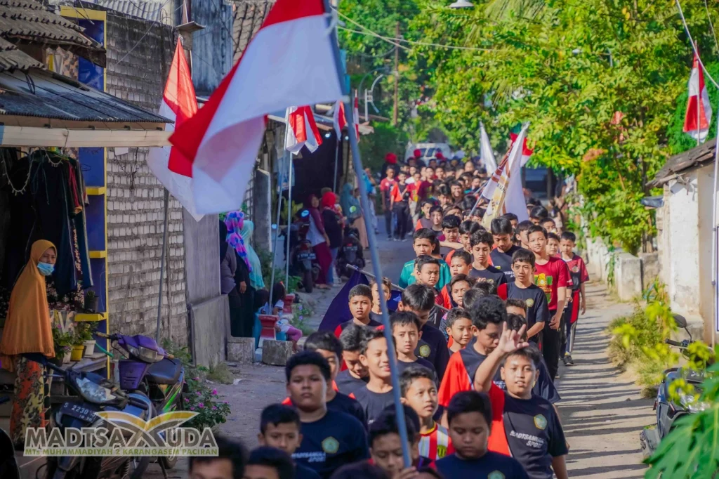 Ada Hadiah Unik di Jalan Sehat Perayaan HUT Ke-79 RI Madtsamuda