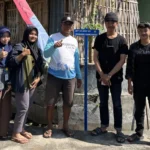 Pemasangan Petunjuk Wilayah dan Rumah Pemuka Dukuh Tanjung oleh Tim KKN-MAs 65