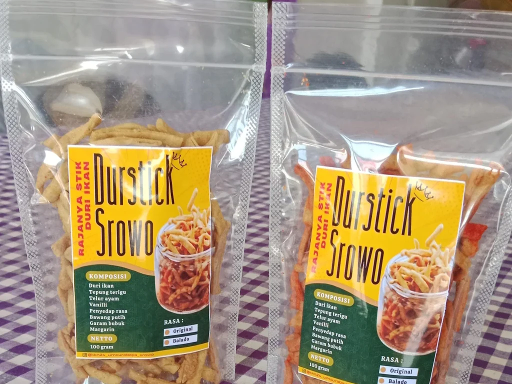 ‘Durstick Srowo’ Produk Menarik Mahasiswa KKN UM Surabaya