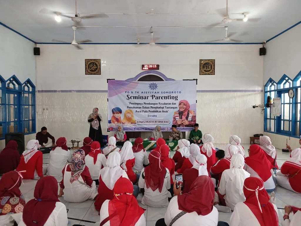 TK Aisyiyah Somoroto Gelar Seminar Parenting, Peringati HUT Ke-79 RI