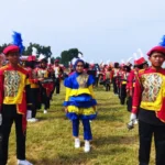 Drum Band Gema Surya SMPM 26 Bersinar di Desa Keduyung