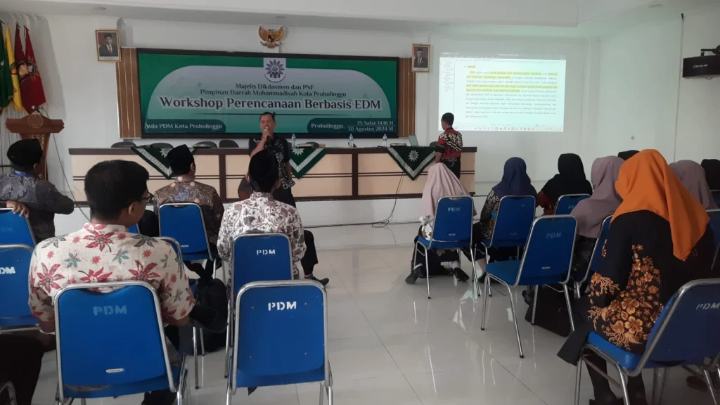 Majelis Dikdasmen dan PNF PDM Kota Probolinggo Gelar Workshop EDM