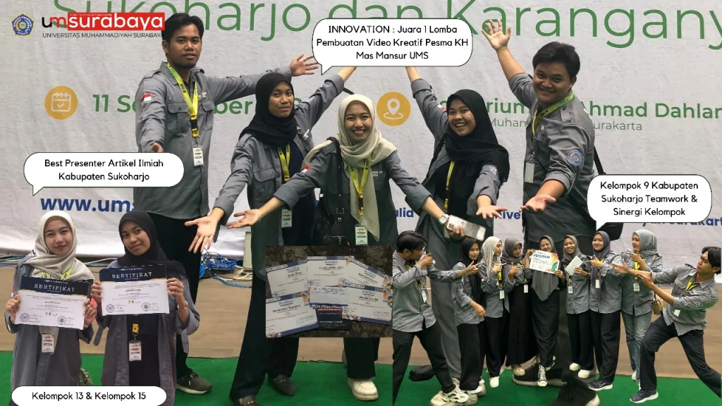 Perwakilan Mahasiswa UM Surabaya Raih Penghargaan di KKN MAs 2024