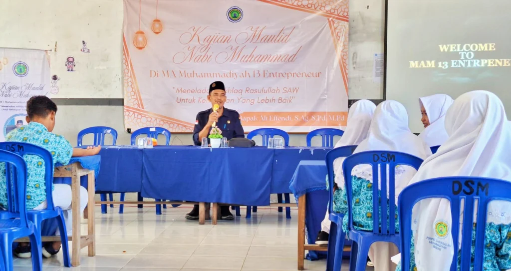 MAMSAGA Sidodadi Peringati Maulid Nabi Muhammad Saw, Pemateri Ajak Refleksi 4 Misi Utama