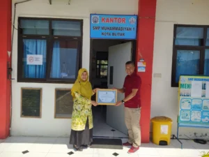 SMP Muhammadiyah 1 Blitar Raih Penghargaan Bukti Kemitraan yang Solid dengan LPKA Kelas 1 Blitar
