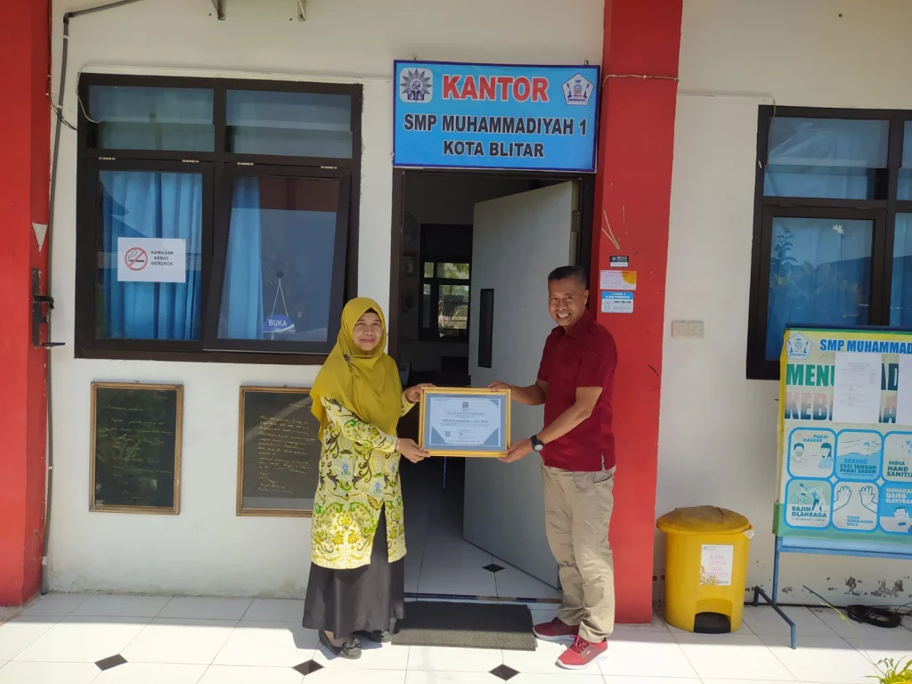 SMP Muhammadiyah 1 Blitar Raih Penghargaan Bukti Kemitraan yang Solid dengan LPKA Kelas 1 Blitar