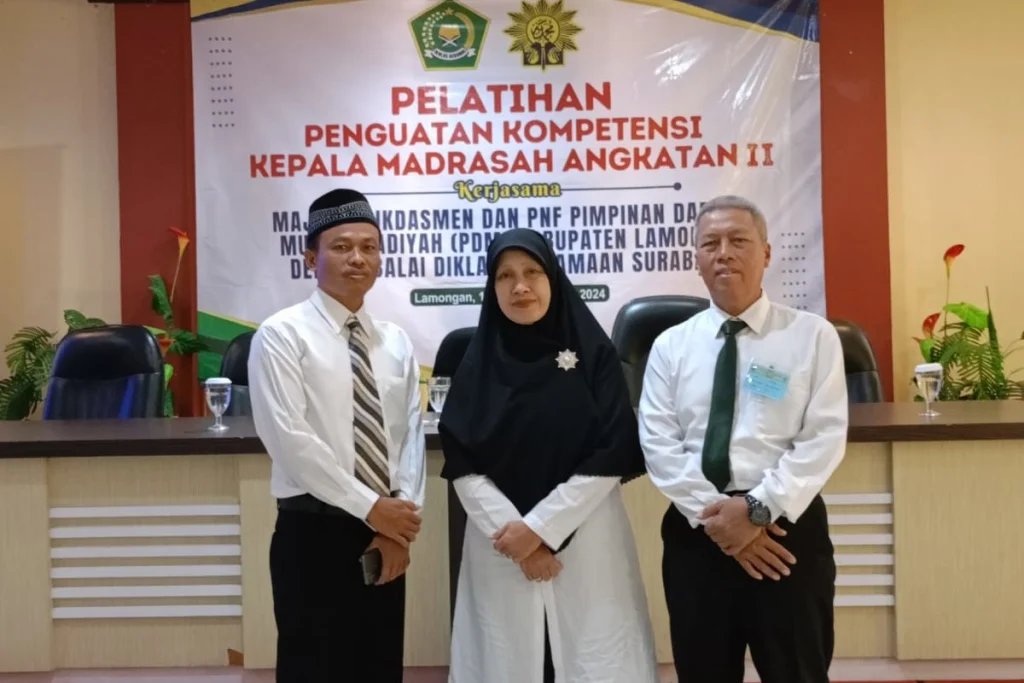 Tiga Kepala Madrasah Ponpes Modern Muhammadiyah Paciran Ikuti Diklat Peningkatan Kompetensi Kepala Madrasah