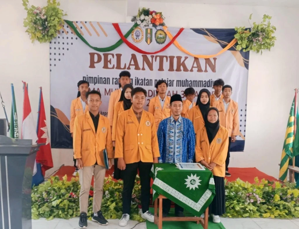 Pelantikan PR IPM MA Muhammadiyah 3 Bojonegoro Periode 2024-2025, Kepala Sekolah: Contohlah Kepemimpinan Rasulullah