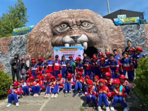 Keseruan Outbound Siswa SD Almadany di Sebani