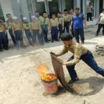 Santri MBS Al-Hikmah Jajag Ikuti Latihan Tanggap Bencana