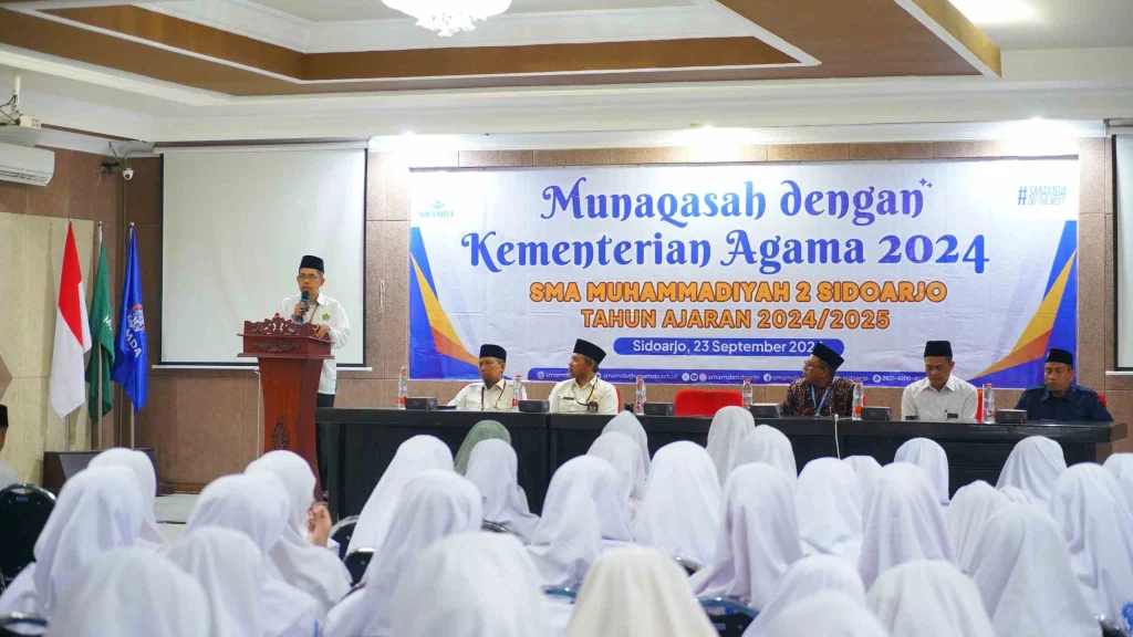 Kementerian Agama Membuka dan Menguji Munaqosah Siswa Smamda Sidoarjo