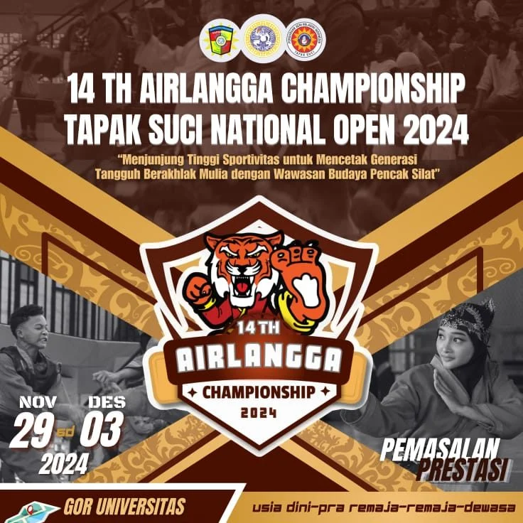 Persiapkan Diri! 14th Airlangga Championship Tapak Suci National Open 2024 Resmi Digelar