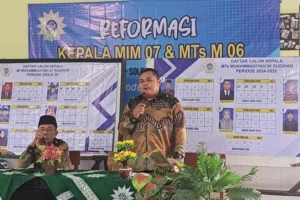 Pemilihan Kepala MTs Muhsix, Ini Harapan Kepala Madrasah Terpilih