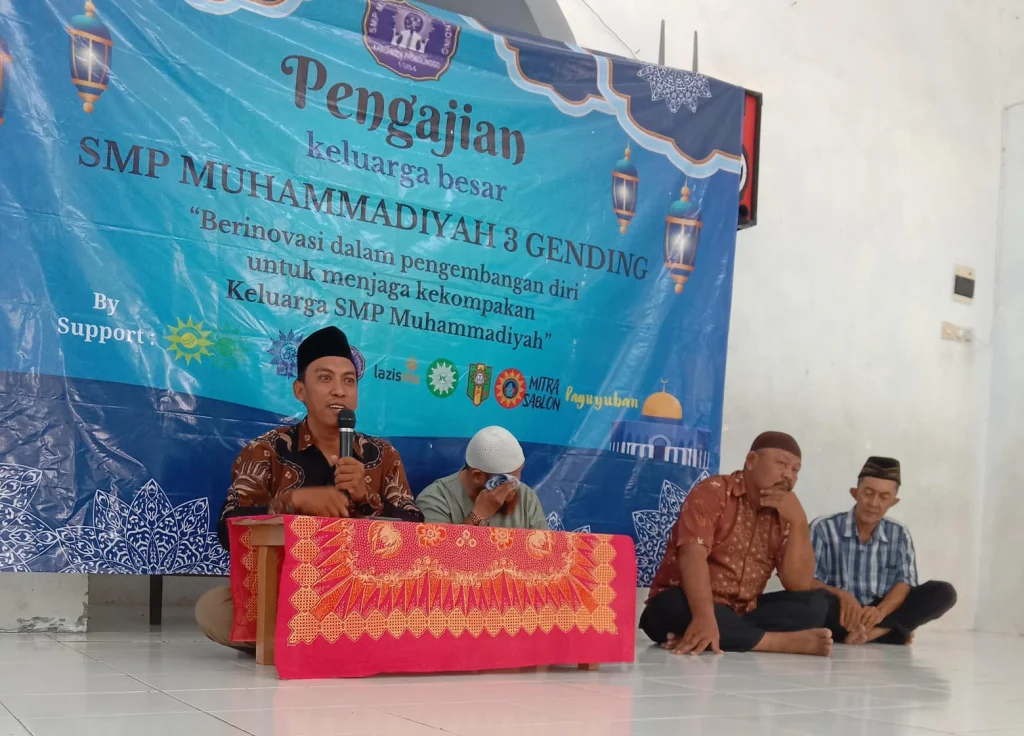 Memperkokoh Ikatan Lahir dan Batin, SMP Muhammadiyah 3 Gending Adakan Pengajian Rutin