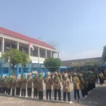 Latihan Gabungan HW dan Pramuka di MA Takerharjo