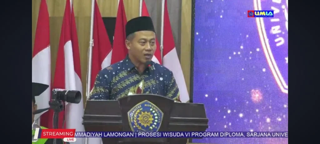 Pidato Sekretaris PDM Lamongan di Wisuda VI Umla