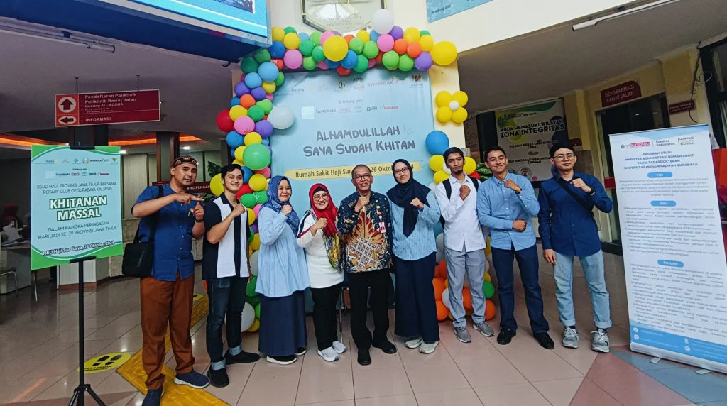 Kolaborasi Rotary Club dan MARS FK UM Surabaya dalam Kegiatan Khitan Massal