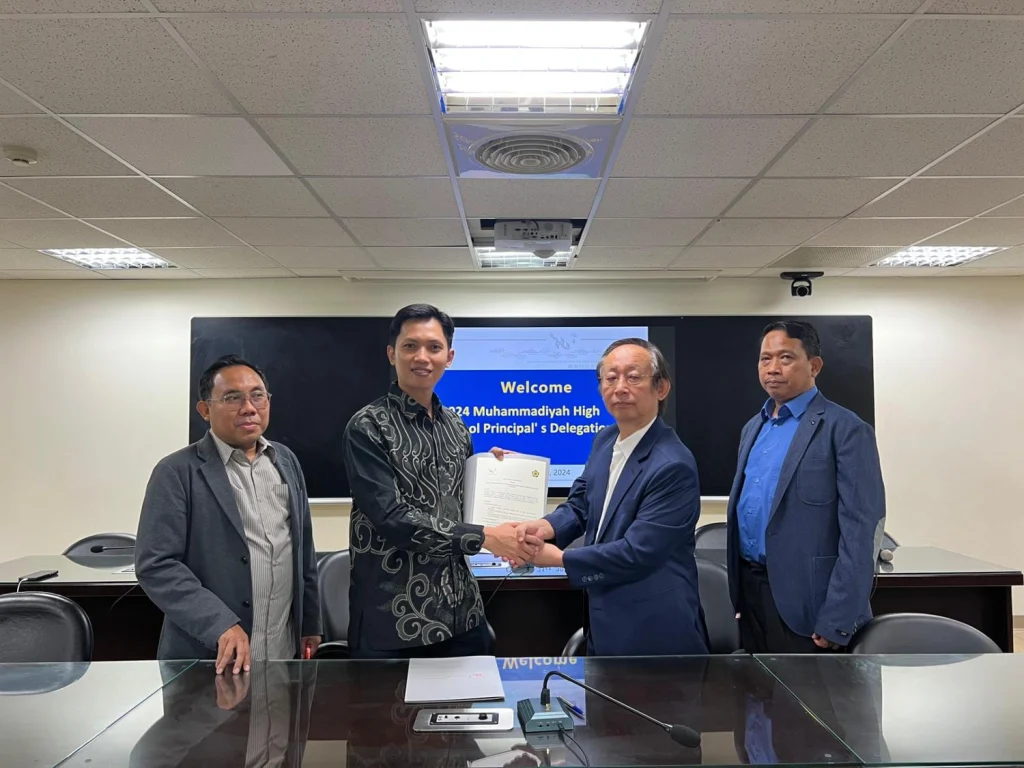 SMA Muhi Jalin Kerja Sama Internasional dengan Dua Institusi Pendidikan di Taiwan