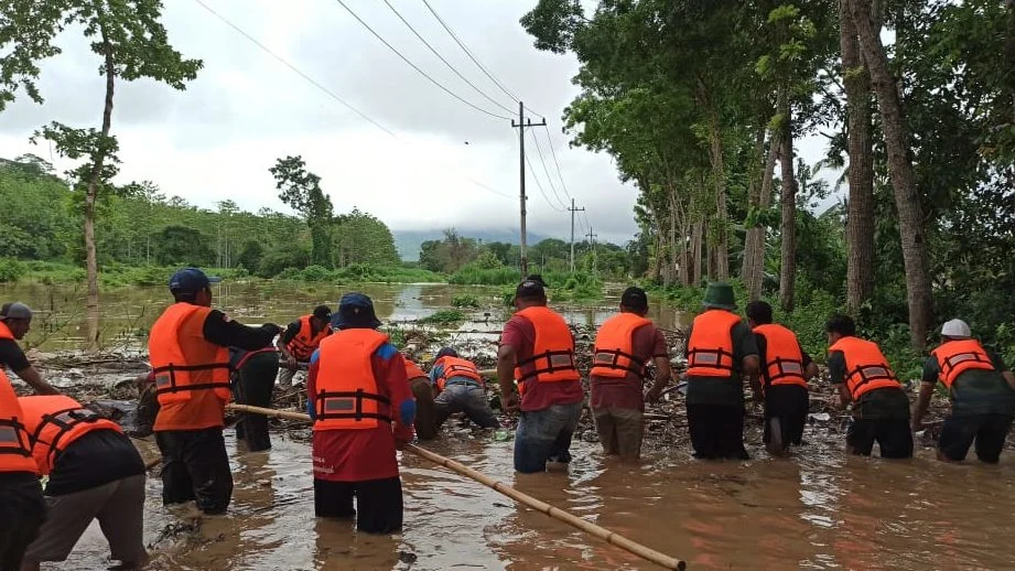 MDMC Jember Sigap Hadapi Banjir di Tiga Desa Kecamatan Tempurejo Jember
